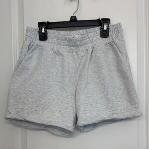 Zyia Active Heather Gray Knockout Shorts